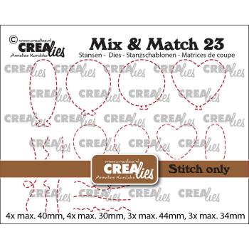 Crealies - Stanzschablone "Balloons" Mix & Match Dies