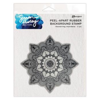 Ranger - Gummistempel by Simon Hurley Create "Flowering Mandala" Rubber Stamp