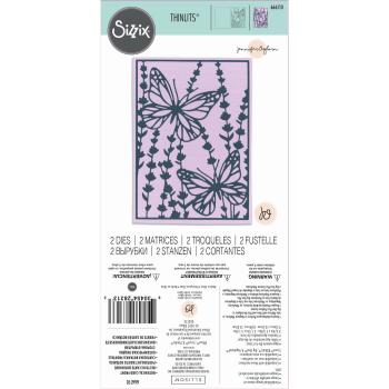 Sizzix - Stanzschablone "Botanical Card Front " Thinlits Craft Dies