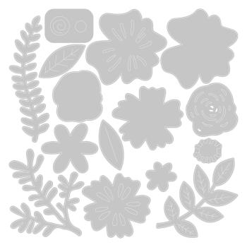 Sizzix - Stanzschablone "Floral Cluster " Thinlits Craft Dies