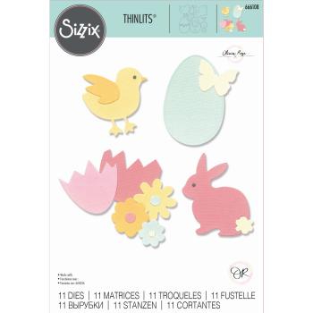 Sizzix - Stanzschablone "Basic Easter Shapes" Thinlits Craft Dies