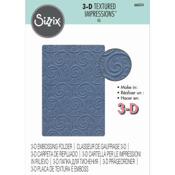 Sizzix - 3D Prägefolder "Ornamental Spiral" Embossing Folder