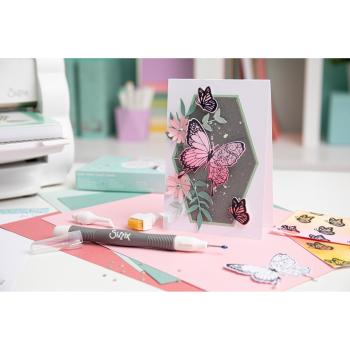 Sizzix - Stempel & Stanzschablone "Butterfly Birthday" Framelits Die Set Stamps