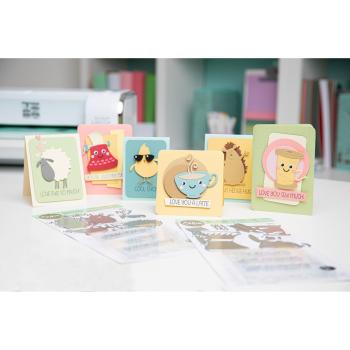 Sizzix - Stempel & Stanzschablone "Crazy Characters" Thinlits Die Set Stamps