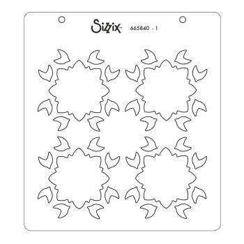 Sizzix - Schablone "Geo Backround" Layered Stencil