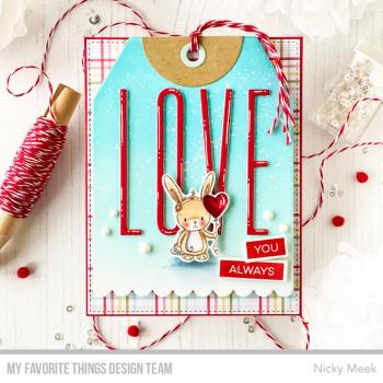 My Favorite Things Stempel "Label Maker Love" Clear Stamp