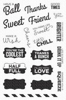 My Favorite Things - Stempel "Mason Jar Labels" Clear Stamps