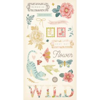 Simple Stories - Aufkleber "Wildflower" Chipboard Sticker 