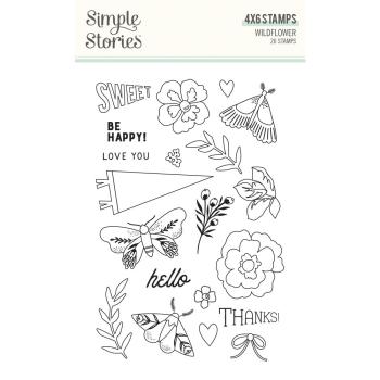 Simple Stories - Stempel "Wildflower" Clear Stamps 
