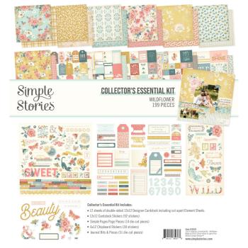 Simple Stories - Collectors Essential Kit "Wildflower" 12 Bogen Designpapier