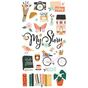 Simple Stories - Aufkleber "My Story" Chipboard Sticker 