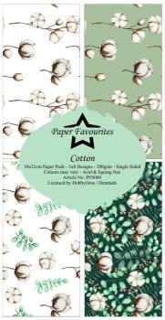 Paper Favourites - Designpapier "Cotton" Slim Paper Pack 3x8 Inch - 24 Bogen