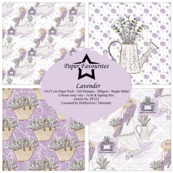 Paper Favourites - Designpapier "Lavender" Paper Pack 6x6 Inch - 24 Bogen