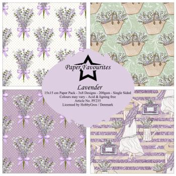 Paper Favourites - Designpapier "Lavender" Paper Pack 6x6 Inch - 24 Bogen