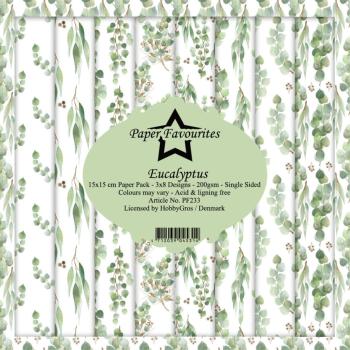 Paper Favourites - Designpapier "Eucalyptus" Paper Pack 6x6 Inch - 24 Bogen