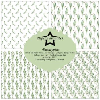 Paper Favourites - Designpapier "Eucalyptus" Paper Pack 6x6 Inch - 24 Bogen