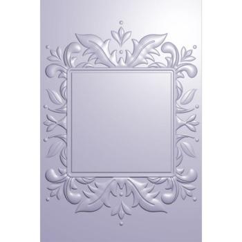 Gemini - Prägefolder & Stanzschablone "Stylish Square" 3D Embossing Folder & Nesting Dies 