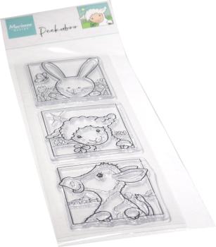 Marianne Design - Stempel "Hetty's Peek-a-boo Spring Animals" Clear Stamps