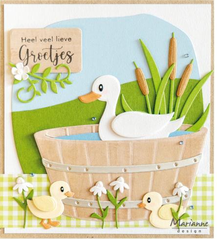 Marianne Design - Stanzschablone "Ducks" Craftables Dies