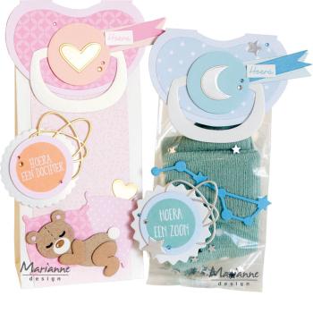 Marianne Design - Präge- und Stanzschablone "Bag Topper Pacifier" Collectables Dies