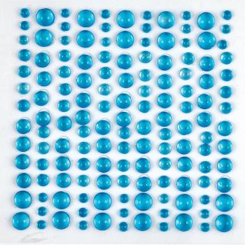 Craft Consortium - Halbperlen "Blue" Adhesive Dew Drops 143 Stk.