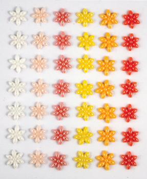 Craft Consortium - Adhesive Enamel Flowers "Let Spring Begin"