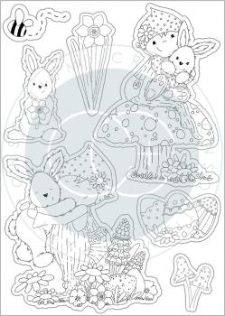 Craft Consortium - Stempel "Let Spring Begin" Clear Stamps