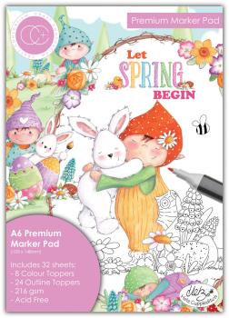 Craft Consortium - Premium Marker Pad A6 "Let Spring Begin" 