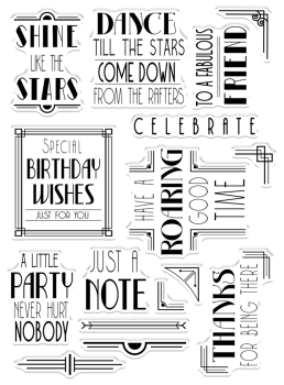 Crafters Companion - Stempel "Shine Like the Stars" Clear Stamps