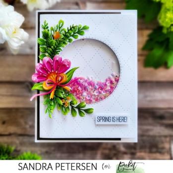 Picket Fence Studios - Stanzschablone "Layering Flora: Fantasy Floweret" Dies 5x7 Inch