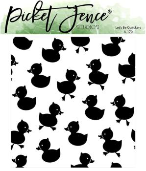 Picket Fence Studios - Stempel "Let's be Quackers" Clear stamp