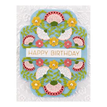 Spellbinders - Stanzschablone "Four Petal Bloom Reflection" Dies