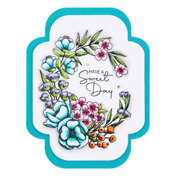 Spellbinders - Stempel "Four Petal Sweet Day Flowers" Clear Stamps