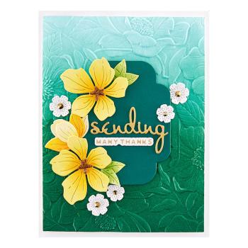 Spellbinders - Prägefolder "Four Petal Floral " Embossingfolder