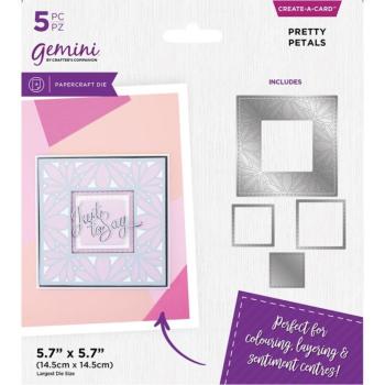 Gemini - Stanzschablone "Pretty Petals" Create-a-Card  Dies