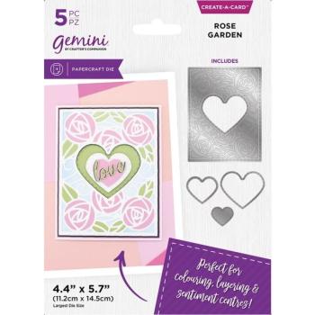 Gemini - Stanzschablone "Rose Garden" Create-a-Card  Dies