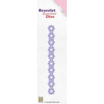 Nellie's Choice - Stanzschablone "Stars" Bracelet Border Dies