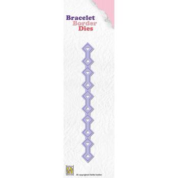 Nellie's Choice - Stanzschablone "Squares" Bracelet Border Dies