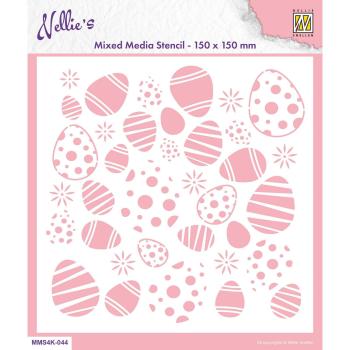 Nellie's Choice - Schablone "Easter Eggs" Stencil 