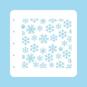 Nellie's Choice - Schablone "Snowflakes" Stencil 