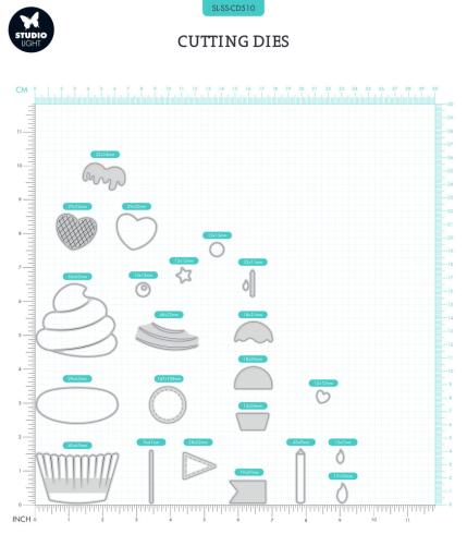 Studio Light - Stanzschablone "Cupcake" Dies