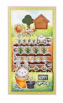 Studio Light - Stempel & Stanzschablone "Bunny Garden" Stamp & Dies