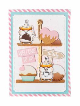 Studio Light - Stempel & Stanzschablone "Tea Party" Stamp & Dies