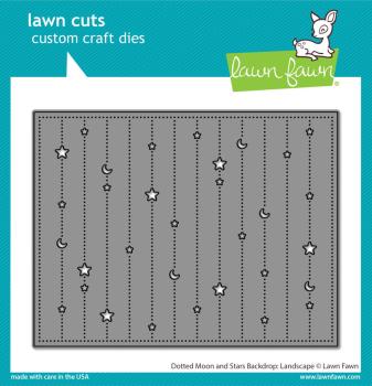 Lawn Fawn - Stanzschablone "Dotted Moon and Stars Backdrop" Dies