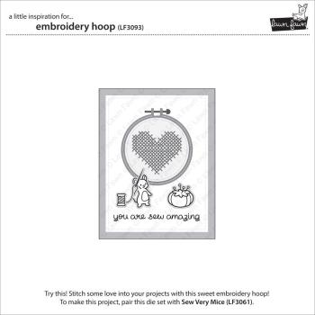 Lawn Fawn - Stanzschablone "Embroidery Hoop" Dies