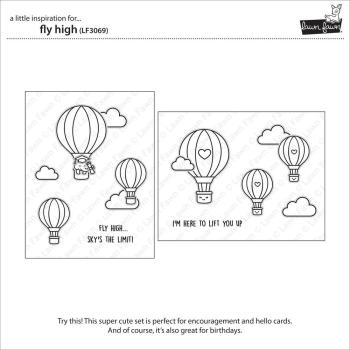 Lawn Fawn - Stempel "Fly High" Clear Stamps