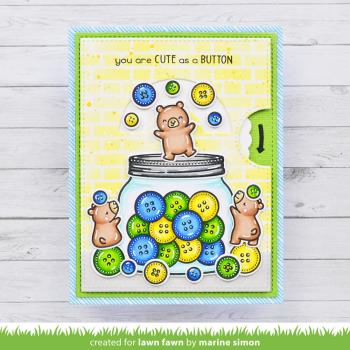 Lawn Fawn - Stempel "How You Bean? Buttons" Clear Stamps