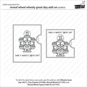 Lawn Fawn - Stanzschablone "Reveal Wheel Wheely Great Day" Add-on Die