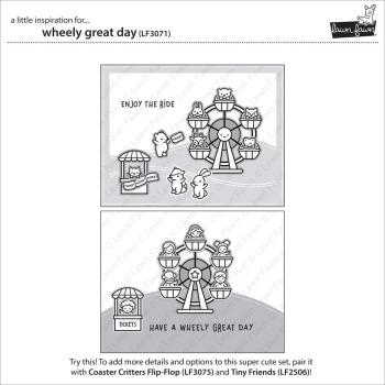 Lawn Fawn - Stempel "Wheely Great Day" Clear Stamps