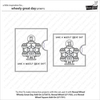 Lawn Fawn - Stempel "Wheely Great Day" Clear Stamps